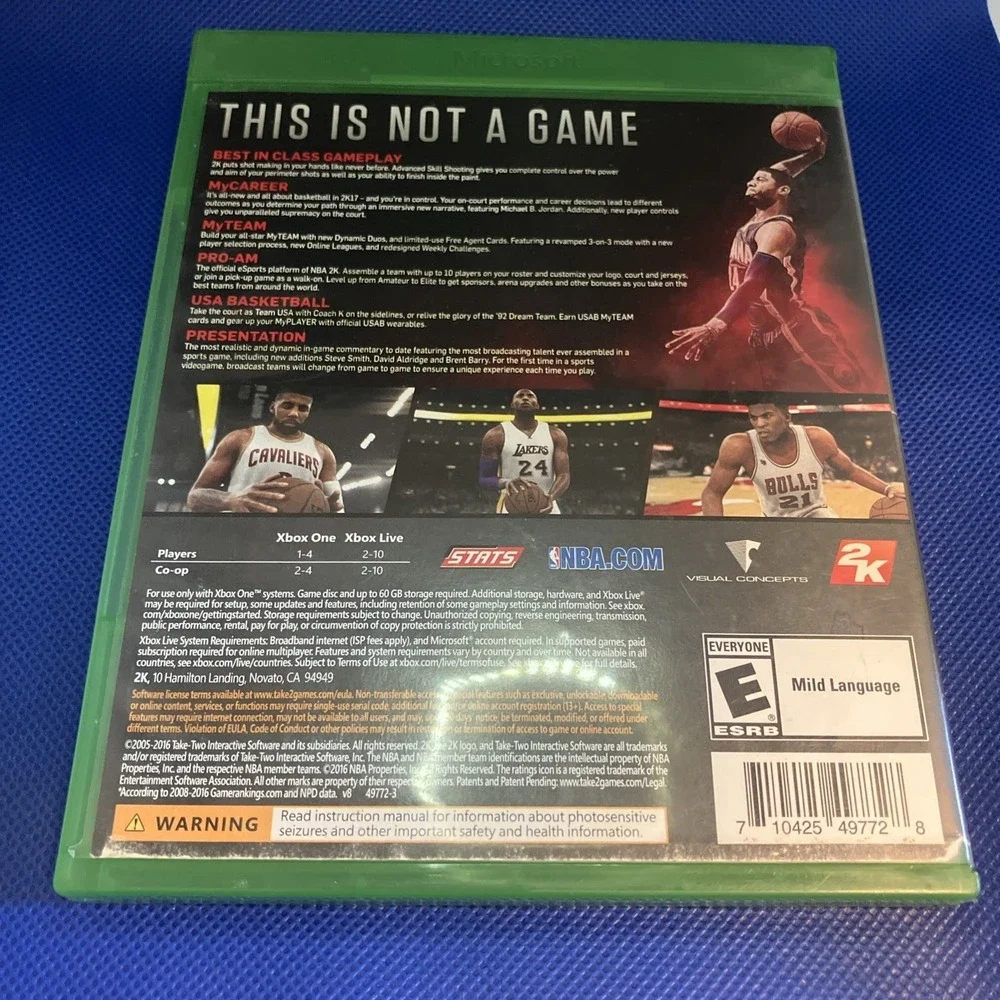 NBA 2K17 For Xbox One - Microsoft Xbox One #1861